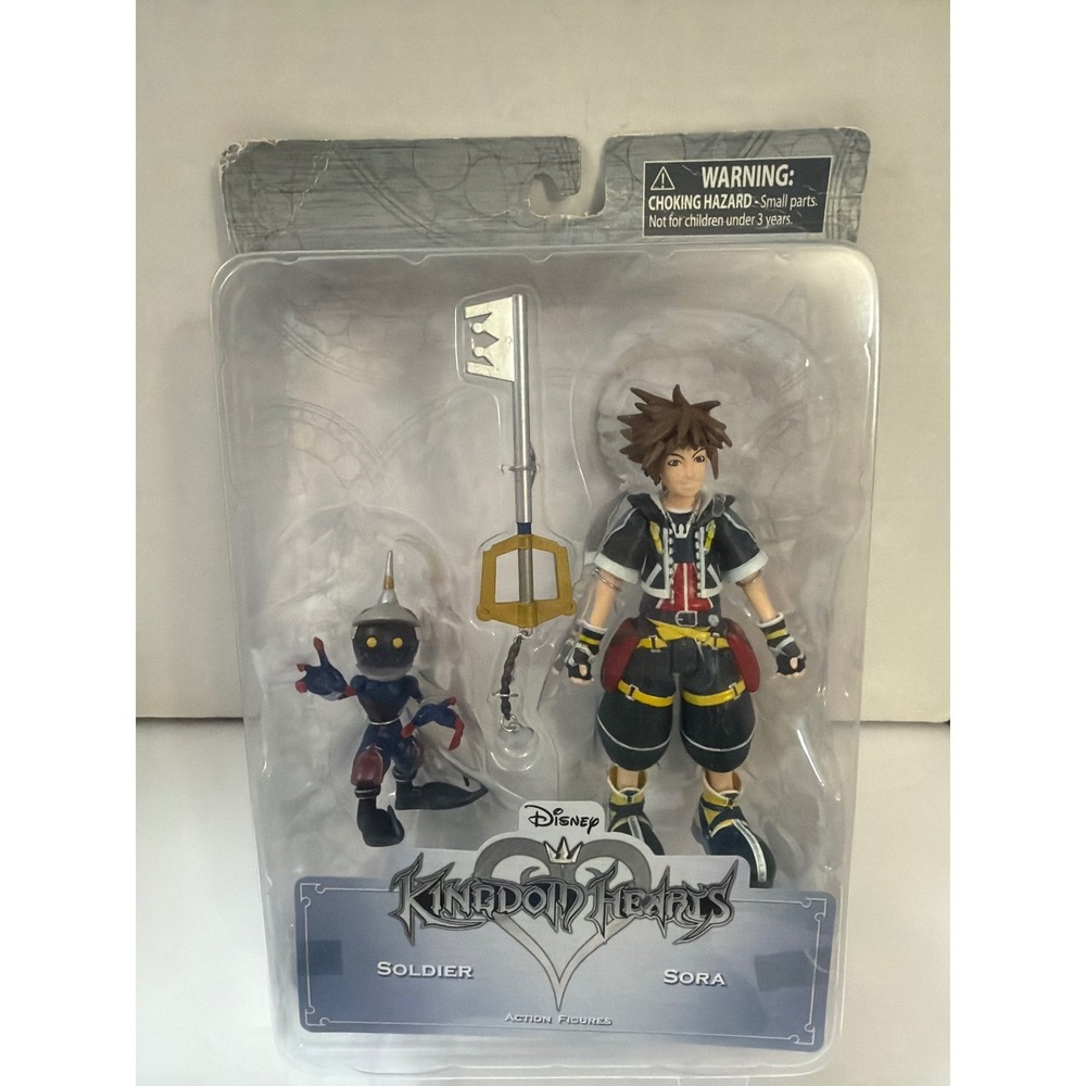 Disney Kingdom Hearts Sora and Soldier Action Figure Set Diamond Select Series 1
